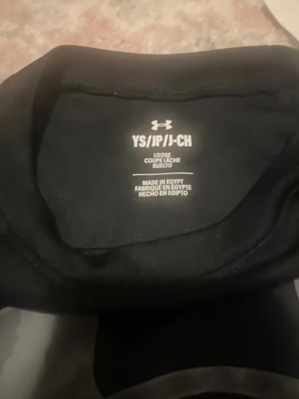 Under Armour Black Long Sleeve Logo Performance Tee